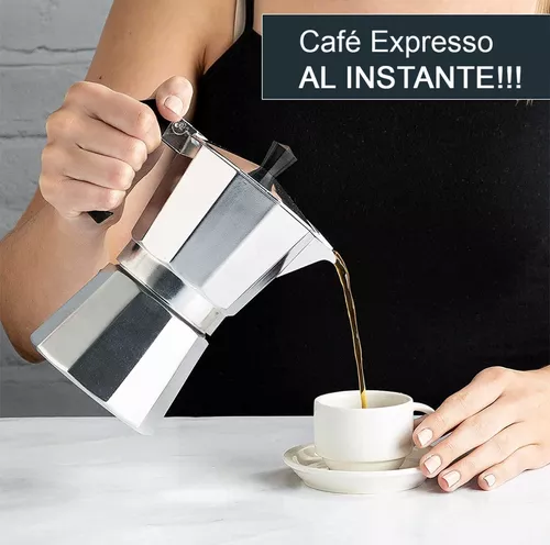 Cafetera Italiana Aluminio Chica 6 Pocillos Moka Express