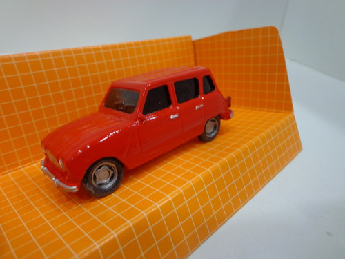 Renault 4 Color Rojo 1/43 Alucinante Replica