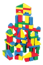 Comprar Melissa & Doug Bloques De Construcción De Madera - 100 Bloqu