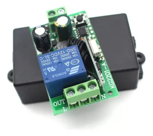 Modulo Controlador Relé Receptor Rf 433mhz 110v