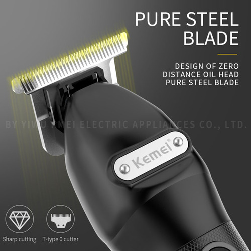 Combo Shever Maquina Rasuradora + Trimmer Patillera Kemei