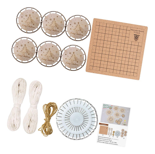 Juego De Manualidades Diy: Rodajas De Madera Establecer E