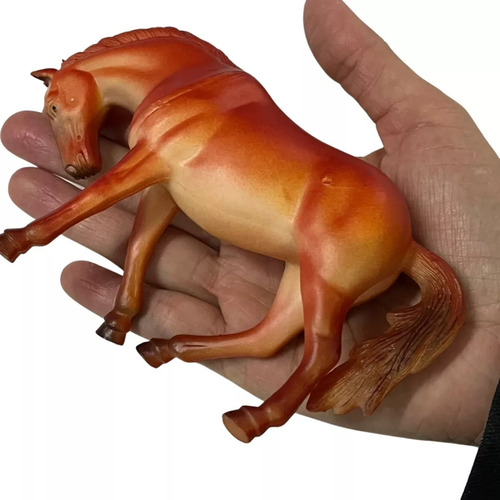 Brinquedo Cavalos 06pçs Animais Da Fazenda Tamanho 14cm Cada