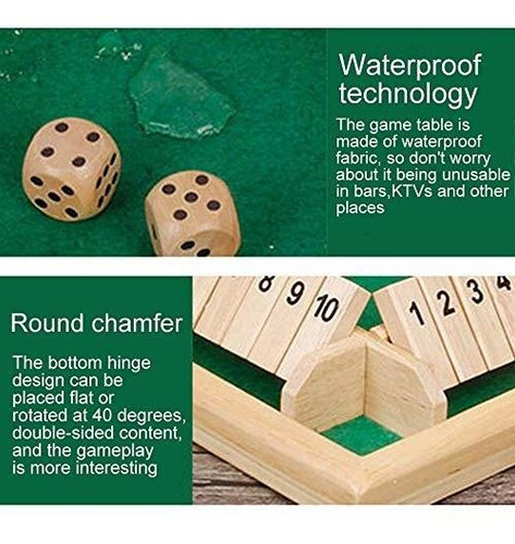 Juego De Mesa De Madera Para 4 Jugadores, Juego De Mesa De