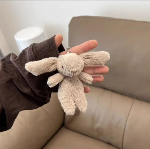 Jellycat Conejo Beige Peluche Amuseable En Llavero 13cm Beige