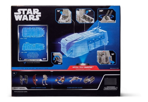 Star Wars Micro Galaxy Squadron: Transporte + Micro Figuras