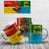 Comprar Mug Taza Mágica Harry Potter Escudo Casas De Hogwarts
