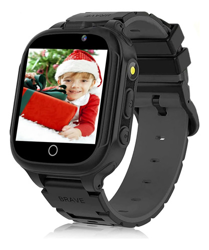 Reloj Inteligente P/niños Happinn De 3-10 Años -negro Int