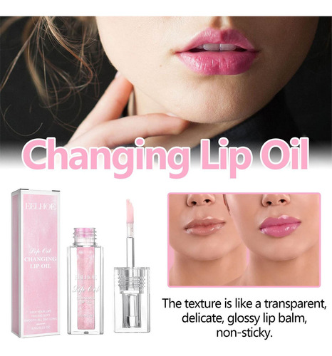 Aceite Labial Que Cambia De Color, 6,5 Ml, Bálsamo Labial Li