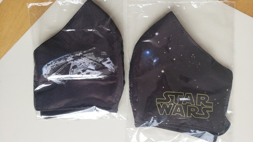 Set De 4 Tapabocas Edición Star Wars Y The Mandalorian
