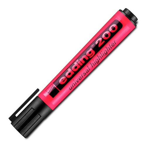 Resaltador Edding 200 Fluorescente Fucsia X10 Unidades