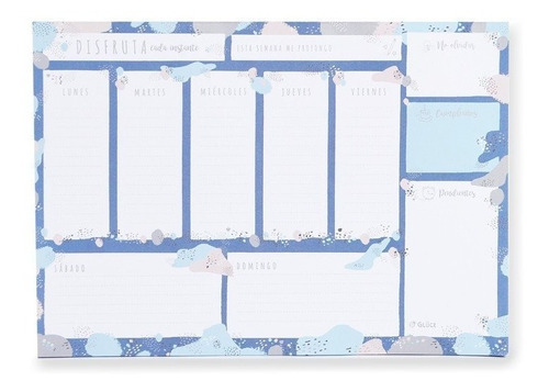 Glück Organizador Semanal/ Planner. Colección: Carpe Diem