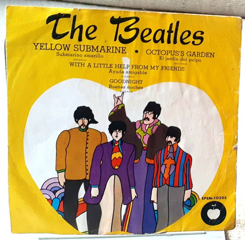 The Beatles Yellow Submarine - Single 7 - México 1971 | Meses sin intereses