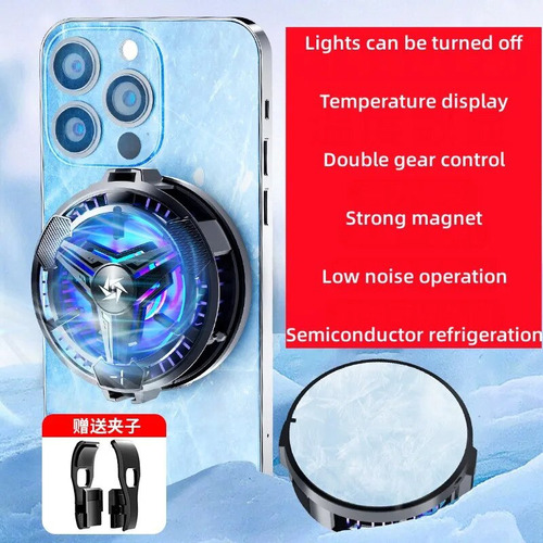 Novo Radiador De Celular Gaming Cooler Mobile Phone