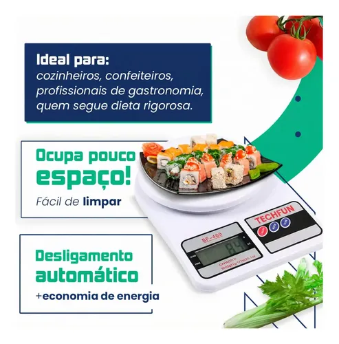 Balança Digital De Precisão PARA Cozinha, Para Uso Domestico e Pr...
