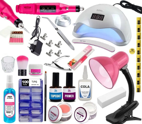 Imagen 2 de 7 de Kit Completo Uñas En Gel-acrílico Oferta Igual A La Foto