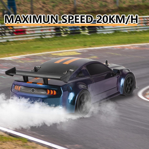 Iblivers Rc Drift Car, 1:14 Coche Teledirigido 4wd Drift...