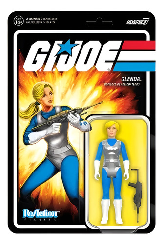Gi Joe Reaction Super 7 Glenda Eternia Store