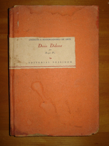Denis Diderot - Roger Pla, 1943, Ed Poseidon.