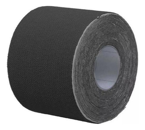 Fita Kinésio Tape Bandagem Auxilio Muscular Academia Dores Cor Preto