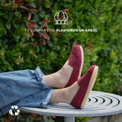 Imagen 7 de 10 de Alpargata Confortable Clásica Reforzada Ecológicas Vegan