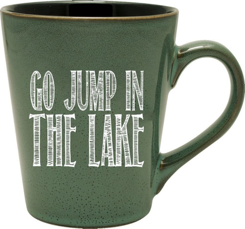 Café Mug- Para Lago O Cabin- Ir Saltar En El Lago