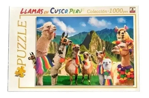 Puzzle Llamas En Cusco Peru Rompecabezas 1000 Piezas Implas