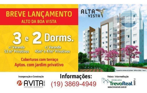 Apartamento Residencial Para Locação, Jardim Alto Da Boa Vista, Valinhos. - Ap0994