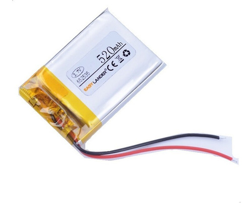 Bateria Litio Polimero 3.7v 520mah 652535