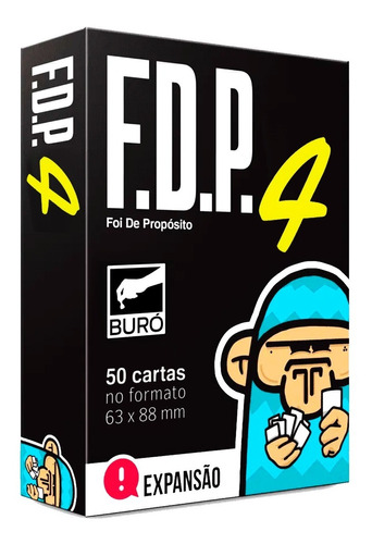 Fdp 4 Foi De Proposito Expansão Jogo Cartas Buro Português