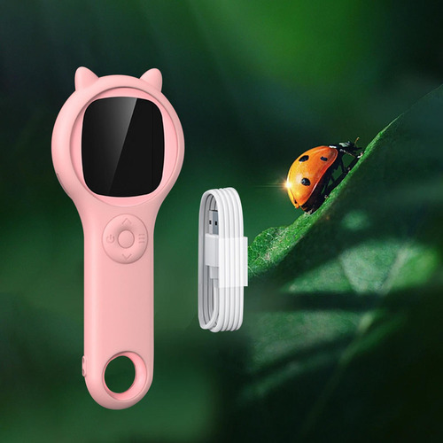 Lupa Electrónica Portátil Para Niños, Juguete Rosa