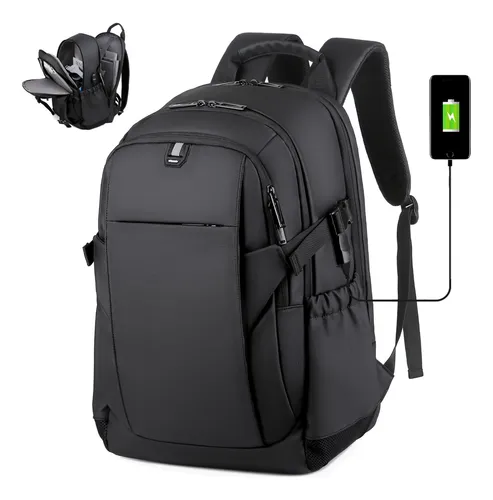 Mochila 15.6 Pulgadas Antirrobo De Negocios Portátil De Ordenador De Los  Hombres Mochila De Viaje, Con Carga Usb, Multicapa Impermeable