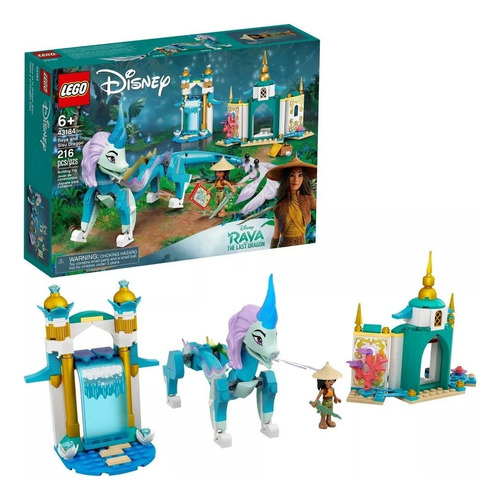 Kit De Construcción Lego Disney Raya Y El Dragón Sisu 43184 Cantidad de piezas 3