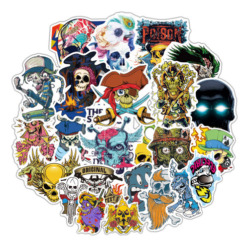 Adesivos De Grafite De Filmes De Terror Calco Para Crianças