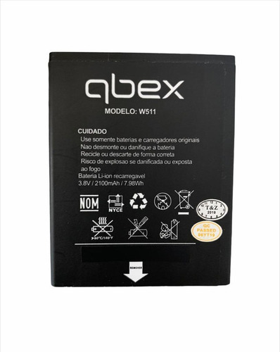 Flex Carga Bateira Qbex W511 W510 W509 Original