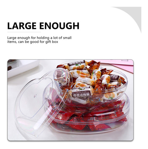 Caixas De Doces Transparentes Em Formato De Coração Choc