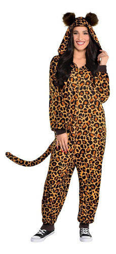 Disfraz De Halloween Con Cremallera De Leopardo De Party Cit