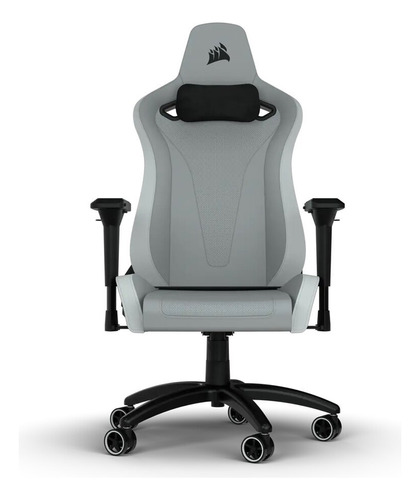 Silla Gamer Corsair Tc200 Cuero Gris / Blanco Cf-9010045-ww