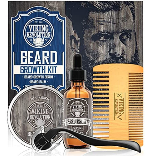 Kit De Crecimiento De Barba Para Hombres, Kit De Crecimiento