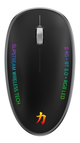 Mouse Inalambrico Pc Crown Mustang Kaneda Rgb