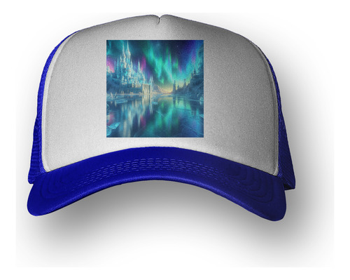 Gorra  Castillos De Cristal Aurora Boreal Hielo