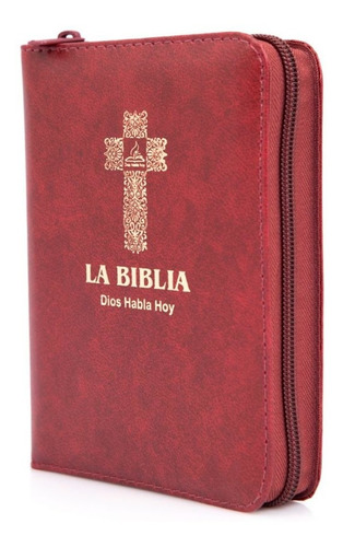 Biblia Dios Habla Hoy Edición De Lujo Pequeña - Vinotinto®