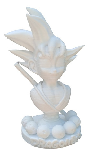 Dragón Ball Goku Kid Para Pintar 12cm