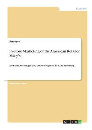 Libro In-store Marketing Of The American Retailer Macy's ...