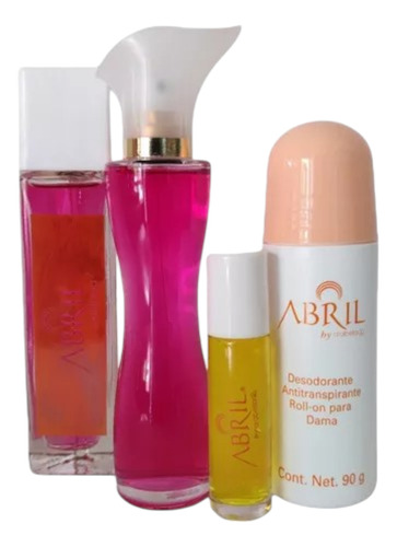 Set Colonia Abril 50ml Y 30ml Con Complementos Arabela 4pz