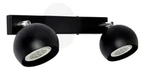 Comprar Lampara Aplique Techo Pared Gioluce Tini Gap 2 Luces Bocha Negro Cromo