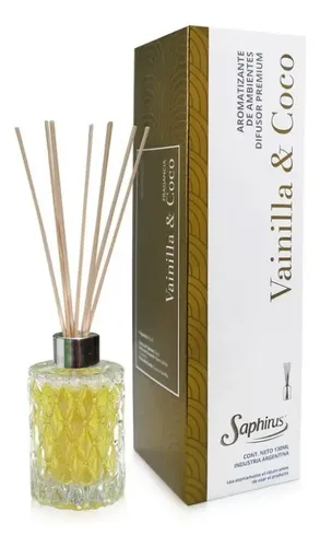 Difusores Aromáticos Premium Saphirus con Varillas Vainilla y Coco: precio en Mercado Libre Difusores Aromáticos Premium Saphirus con Varillas Vainilla y Coco