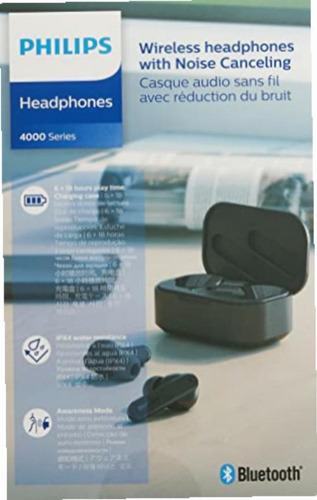 Philips T4506 True Wireless Headphones With Active Noise Color Negro