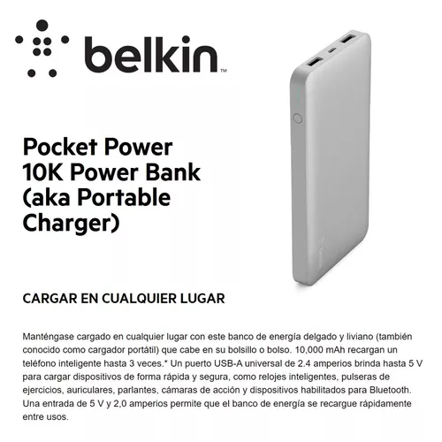 Cargador Portátil / Power Bank Belkin Pocket Power 10000mah