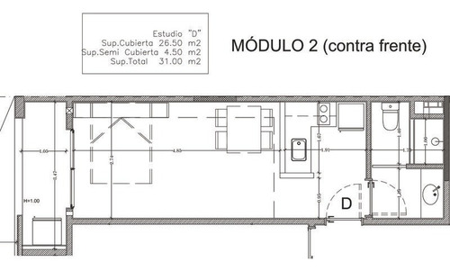 Imagen 27 de 30 de Departamento En Venta De 1 Ambiente En Colegiales
